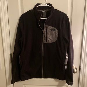 Men’s The North Face Black Full Zip Fleece Size M
